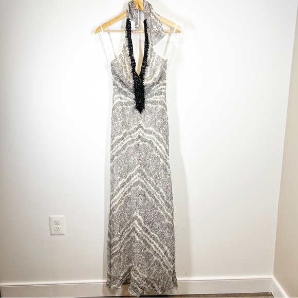 BCBG Silk Long Maxi Dress - Picture 1 of 9